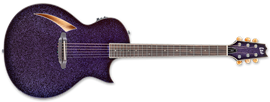 ESP/LTD TL-6 Purple Sparkle Burst 6-String Acoustic Electric Guitar 2024